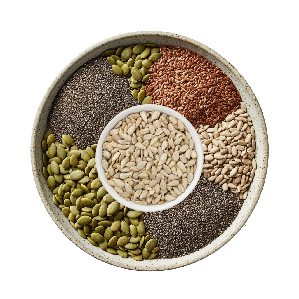 Organic Super Seed Mix: Chia, Pumpkin, Flax & Sunflower | Nutrient